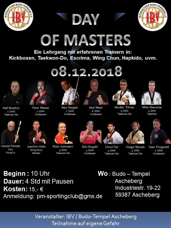 Day of Masters 2018