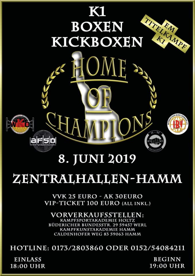 Home of Champions Juni 2019 Hamm