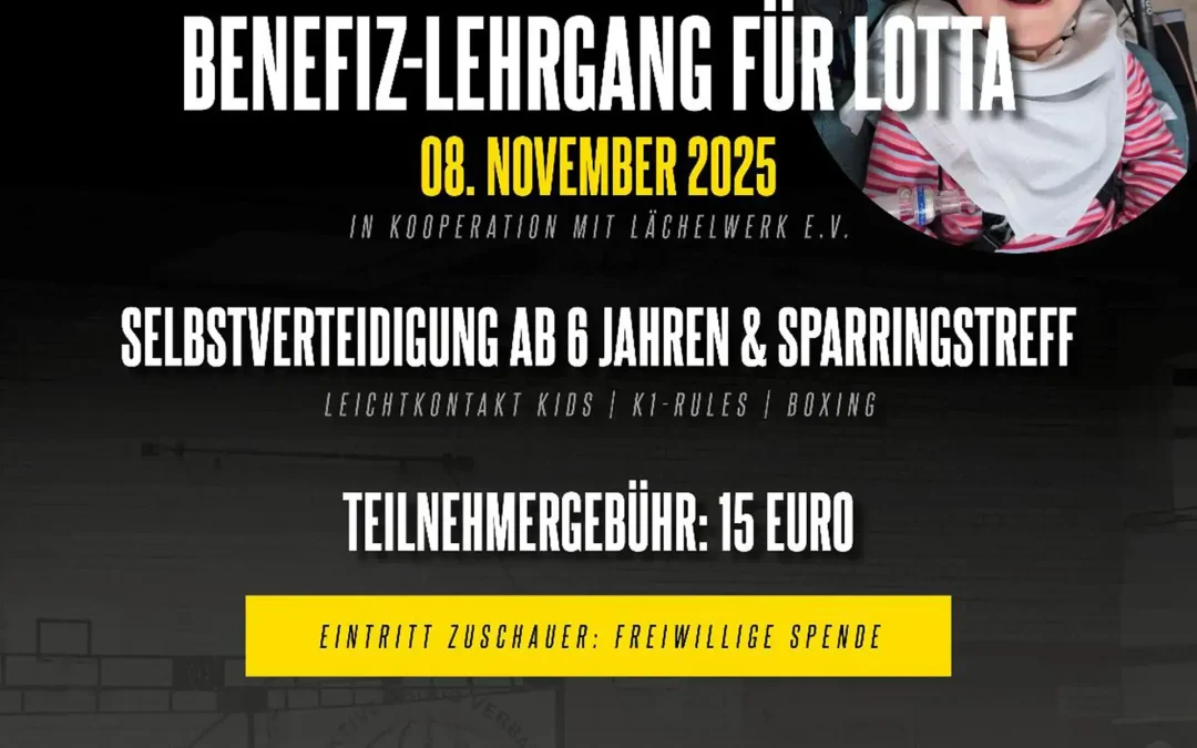 IBV lädt zum Benefiz-Lehrgang für Lotta am 8. November 2025 ein