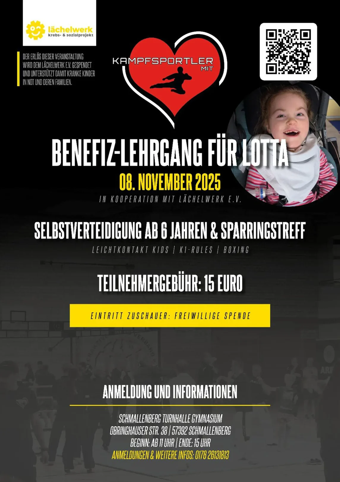 Benefiz-Lehrgang des IBV für Lotta am 8. November 2025