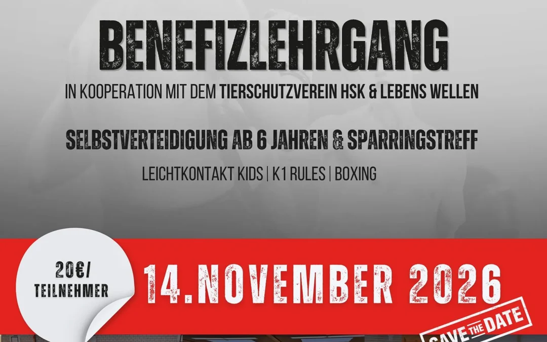 Benefizlehrgang für Selbstverteidigung und Sparringstreff in Schmallenberg