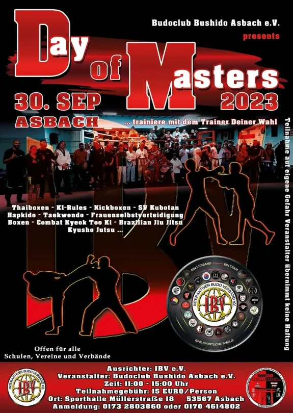 Day of Masters am 30 September 2023 in Asbach