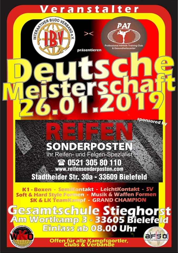 Deutsche Meisterschaft 26-01.2019 – Plakat 1