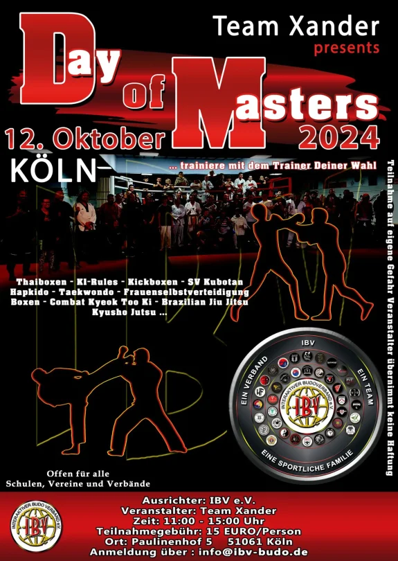 IBV - Day of Masters 2024 am 12 Oktober 2024 in Köln